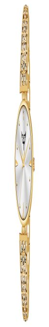 WHITE BIRD Starlet Quartz Analog Rose Gold Dial Metal Strap Watch for Girls-Women